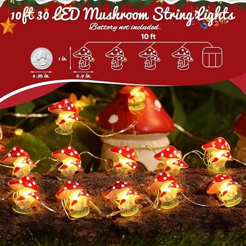 Mushroom lights room decor thumbnail 2