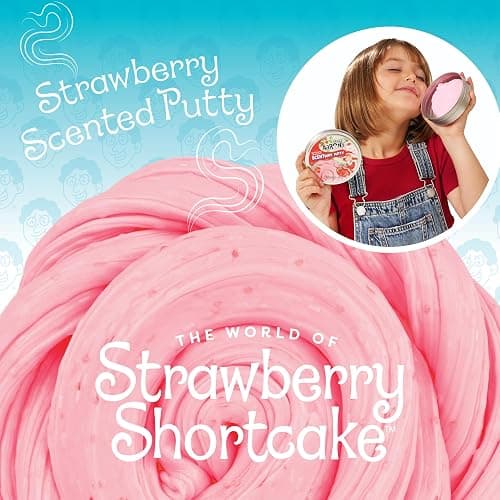 Crazy Aaron's Strawberry Shortcake™ SCENTsory® Putty - Made in USA thumbnail 2