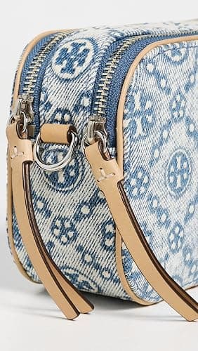 Tory Burch Women's Miller T Monogram Denim Mini Crossbody Bag thumbnail 4