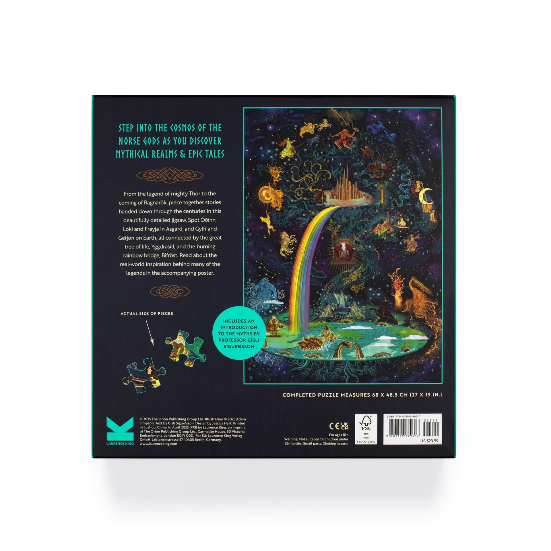The World of Norse Mythology a 1000-piece Jigsaw Puzzle: A Puzzle by Adam Simpson thumbnail 9
