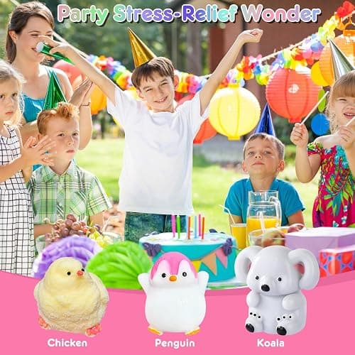Taba Squishy 21Pack, Fufu Squishies Stress Relief Sensory Gift Set Silicone Toys for Kids and Adults Party Favors, Birthday Gifts, Christmas Stocking Stuffers thumbnail 5