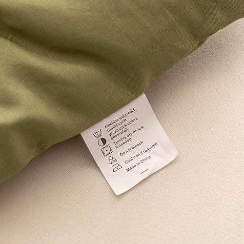 ROSGONIA Twin/Twin XL Comforter Set for College Girls Boys Olive Green, 1 Comforter & 1 Pillowcase, Soft Kids Comforter Sets All Season Dorm Bedding thumbnail 8