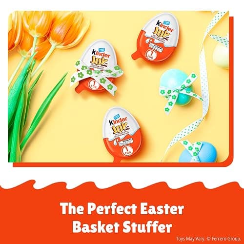Kinder Joy Eggs, Bulk 15 Count, Holiday Treat Plus Toy, Sweet Creams and Chocolatey Wafer Bites, Stocking Stuffer for Kids, Individually Wrapped, 10.5 oz - 0.7 Ounce (Pack of 15) thumbnail 7