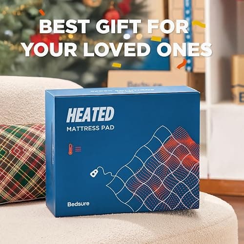Bedsure Heated Mattress Pad Full - Bed Warmer with Memory & Preheat Functions, 12-Hour Auto Off & 10 Heat Settings, Single Controller, Fast Heating, Brushed Electric Mattress Pad Full, 54"x75" thumbnail 8