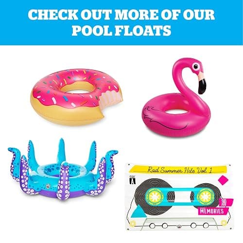 BigMouth Inc Giant Mushroom Pool Float, Large Inflatable Swim Ring with Canopy, Novelty Lounger for Pool Parties and Outdoor Summer Fun thumbnail 5