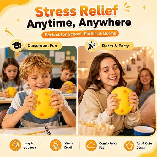 Jumbo Potato Squishy, 5in Soft Slow Rising Vegetable Squeeze Toys Gift | Sensory Fidget Toys for Anxiety Relief,Realistic Food Squishies Stress Balls for Party Favors,Office Decor,Classroom Prizes thumbnail 9