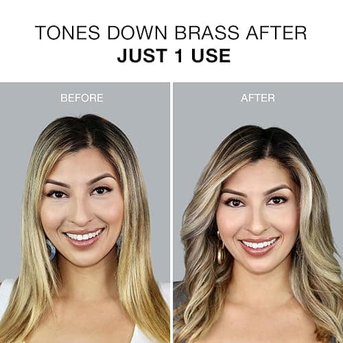 Clairol Professional Shimmer Lights Violet Toning Mask for Neutralizing Brassy Tones with Refreshing Blonde Hair Results thumbnail 5