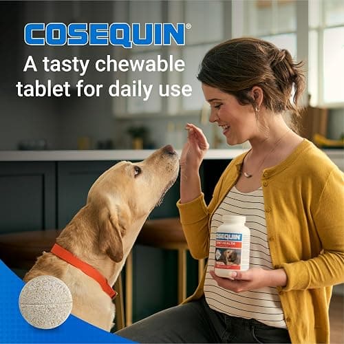 Nutramax Cosequin Maximum Strength Joint Health Supplement for Dogs - With Glucosamine, Chondroitin, and MSM, 60 Chewable Tablets thumbnail 5