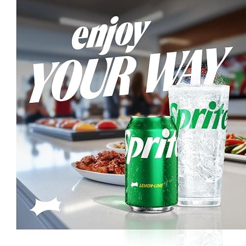 Sprite Lemon Lime Soda Soft Drinks, 12 fl oz, 12 Pack,Cans thumbnail 2