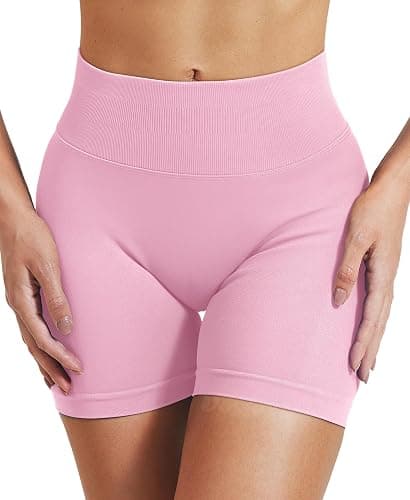 VOYJOY Women Workout Impact Shorts 2.5"/ 3.6"/ 4.5"/ 6" Scrunch Butt Lifting Gym Seamless Booty Biker Shorts thumbnail 6