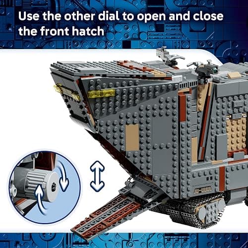LEGO Star Wars Offworld Sandcrawler and Mudhorn 75453 | Building Toy for Boys & Girls, Ages 14+, Movie Playset, 5 Minifigures & Grogu Figure, 1,683 pieces, Gift for Birthdays thumbnail 4