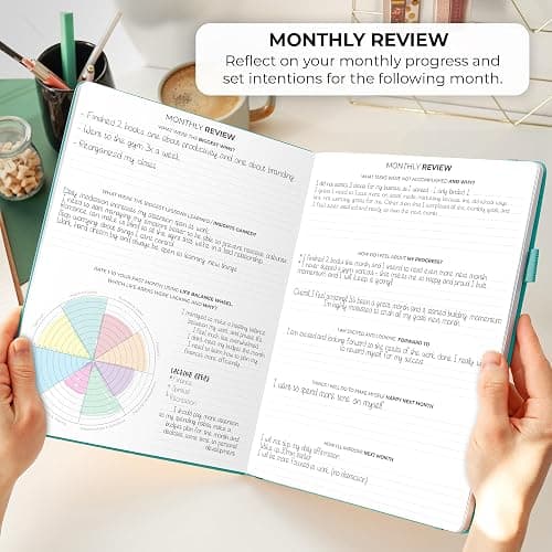 Clever Fox Planner PRO Schedule – Undated Weekly & Monthly Life Planner with Time Slots, Appointment Book & Daily Organizer, A4 (Turquoise) thumbnail 5