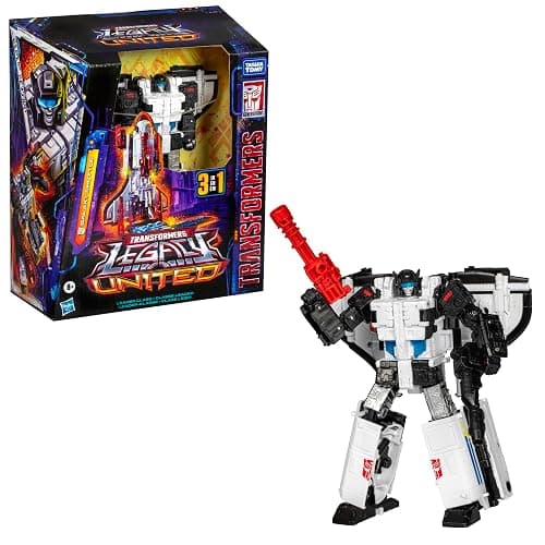 Transformers Legacy United Leader Class Galaxy Shuttle, 7.5-inch Converting Action Figure, for Boys and Girls Ages 8+ | Shuttle and Train and Robot, 5 Blasters Combine, Launchpad Stores Accessories, Ages 8 Plus thumbnail 13