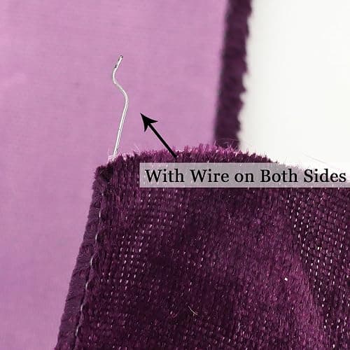 MEEDEE Purple Velvet Ribbon - 1.5 Inch, 25 Yards Crushed Velvet Spool - Halloween Wired Ribbon for Wreaths, Bows & Tree Garlands thumbnail 4