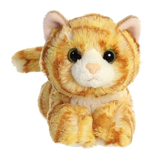 Aurora® Adorable Mini Flopsie™ Ginger Cat™ Stuffed Animal - Mini Companions Ready for Playful Adventures - for Kids All Ages, Toddlers, Adults, and Families - Orange 8 Inches thumbnail 6
