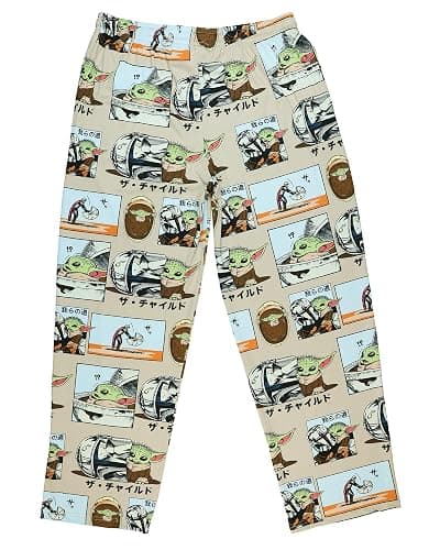 Disney Star Wars Pajama Pants The Mandalorian Comic Panel Sleepwear thumbnail 6