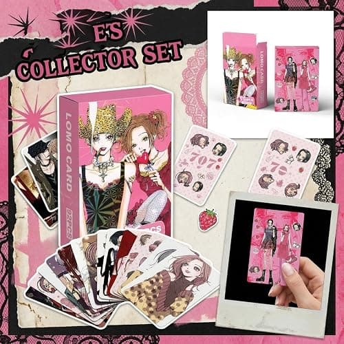 BDNXTV NANA Photocards Set Anime Character Lomo Cards+NANA Stickers Laser Photocards Gift for Fans thumbnail 3