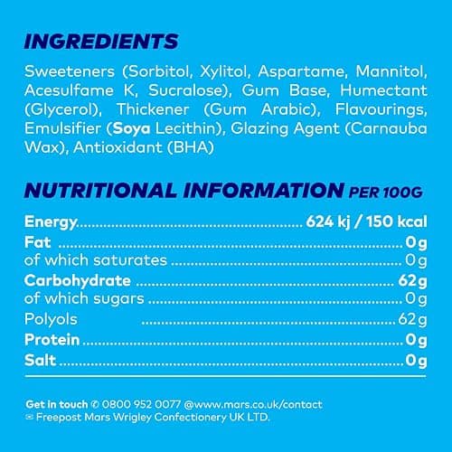 Wrigley's Extra Chewing Gum, Spearmint Flavour, 46 pieces, Sugar Free Chewing Gum Bottle with Xylitol thumbnail 2