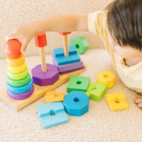 Geometric Stacker by Melissa & Doug thumbnail 2