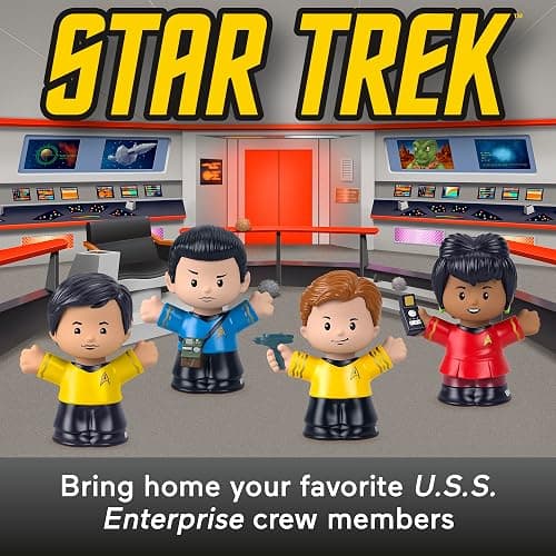 Little People Collector Star Trek TV Series Special Edition Set for Adults & Fans, 4 Figures in Display Package thumbnail 2