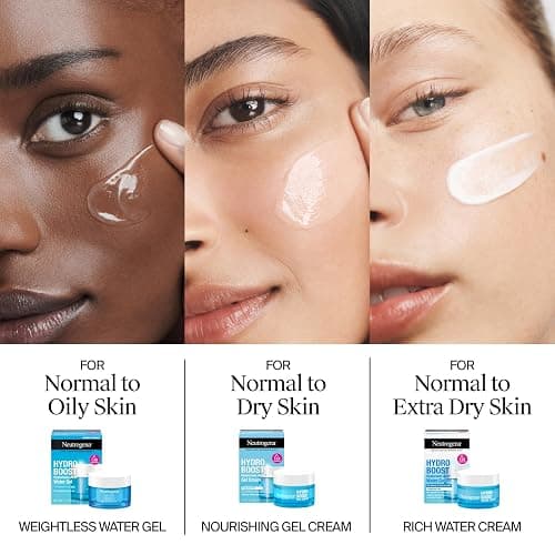 Neutrogena Hydro Boost Water Cream, 72 Hr Hydration for Normal/Extra Dry Skin, Fragrance Free, Face Moisturizer with Hyaluronic Acid, 1.7 oz. & Trial Size Hydro Boost Hydrating Gel Cleanser, 0.5 fl oz thumbnail 11