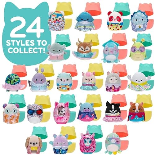 Squishmallows Squishville Series 12 Mini Mystery Plush (5 Pack) Value Pack Official Jazwares Plush - Collectible Soft & Squishy Blind Capsules - Styles May Vary - Gift for Boys, Girls & Kids thumbnail 3