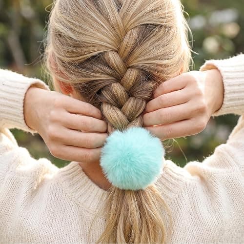 Pom Pom Hair Ties 16 Pcs Hair Ties for Girls Ball Scrunchies Hair Accessories for Women(2 inch,Multi-color) thumbnail 4