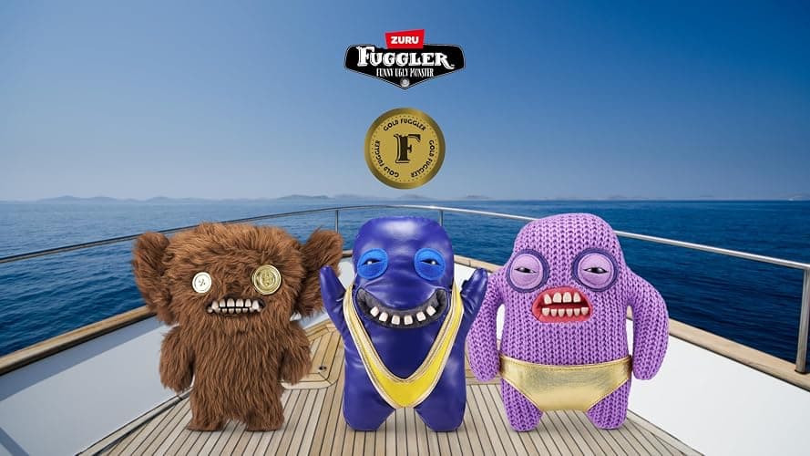 Fuggler Gold Fuggs by ZURU Funny Ugly Monster, Plush, Collectible, Toy (Hedge Grog - Eyes and Teeth) thumbnail 8