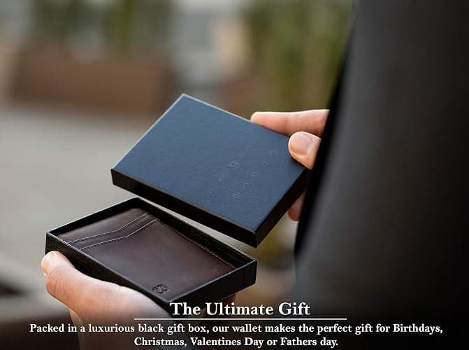 SERMAN BRANDS Money Clip Wallet - Mens Wallets slim Front Pocket RFID Blocking Card Holder Minimalist Mini Bifold thumbnail 6