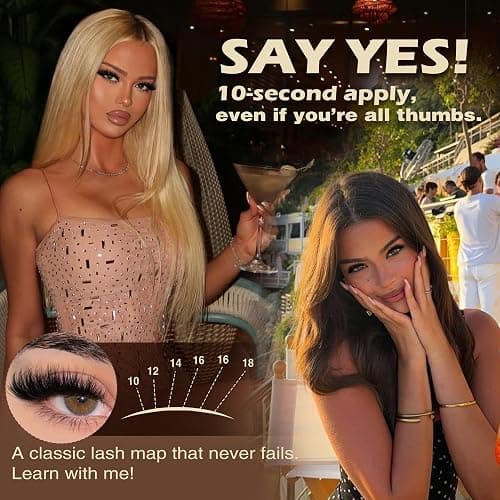 Focipeysa Lash Extension Kit Thick Eyelash Extension Kit 10-18mm Fluff Volume Lash Clusters 200D Individual Eyelashes Kit with Lashes Bond, Lashes Remover, Lash Tweezers, DIY Lash Extension thumbnail 7
