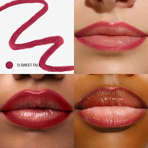 Sacheu Lip Liner STAY-N Peel Off Lip Stain, Sweet Talk | Water-resistant, transfer & smudge-proof, lip tint with hyaluronic acid & vitamin E for conditioning benefits, matte finish thumbnail 3