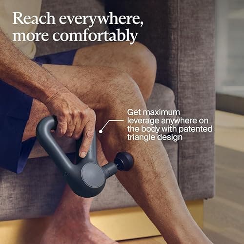 TheraGun Therabody Relief Massage Gun | for Daily Comfort | 3-Speed | Black | Quiet Handheld Percussion Muscle Massager for Back, Leg & Shoulder Pain Relief. Lightweight, Easy to Use, Ergonomic Grip thumbnail 5