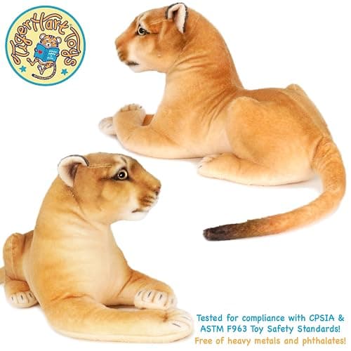 TigerHart Monique The Mountain Lion - 18 Inch (Tail Measurement Not Included) Stuffed Animal Plush thumbnail 6