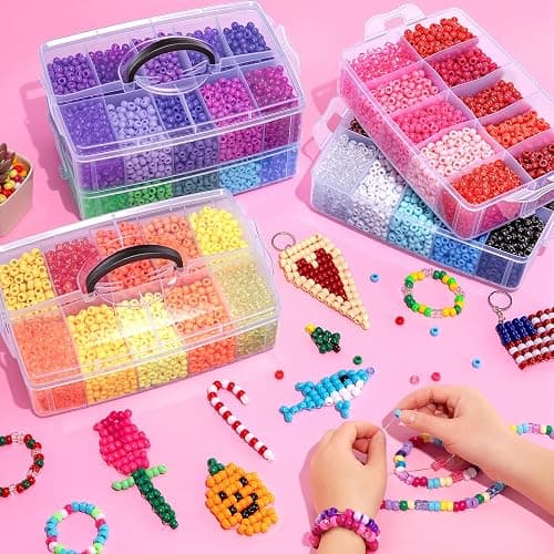 Pony bead 14,000 beads kit thumbnail 5