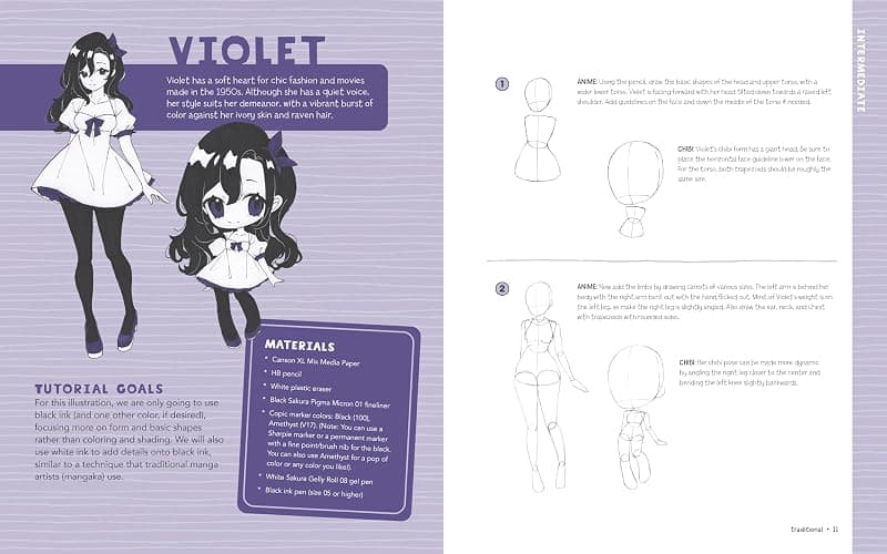 Anime + Chibi Art Class: A Complete Beginner Course in Drawing Manga Cuties + Their Chibis thumbnail 6