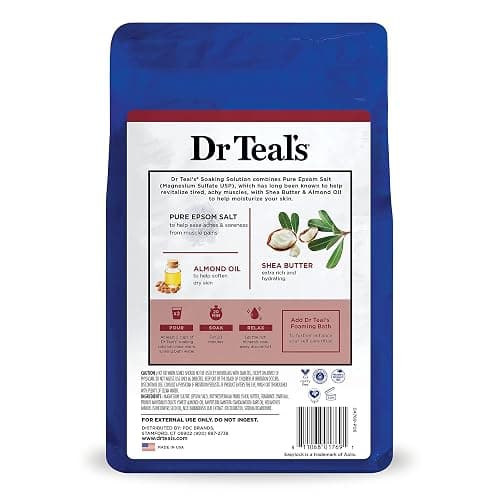Dr Teal's Epsom Salt Magnesium Soak, Soften & Moisturize with Shea Butter & Almond Oil, 3 lbs thumbnail 11