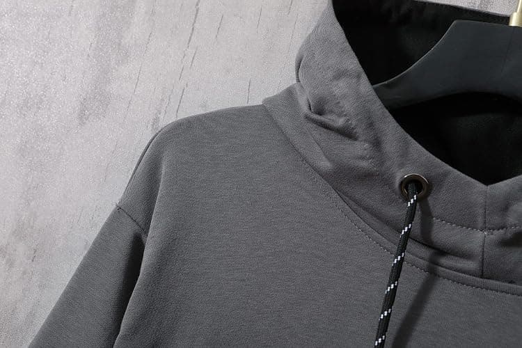 GURUNVANI Contrast Color Pullover Hoodie Mens Patchwork Hoodies Men thumbnail 5