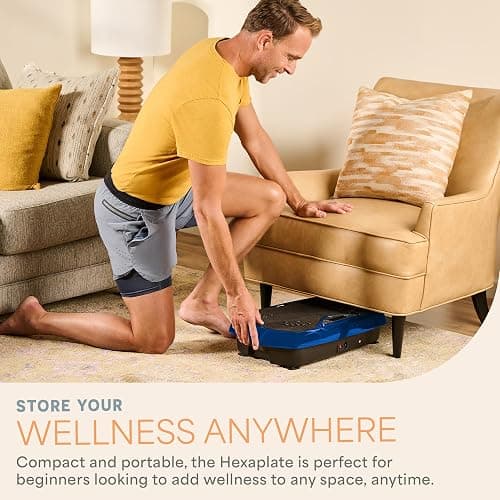 Lifepro Vibration Plate Exercise Machine with Magnetic Acupoints - Full Body Vibration Platform for Beginners and Recovery - Ideal Lymphatic Drainage Massager for Muscle Toning and Overall Fitness thumbnail 7