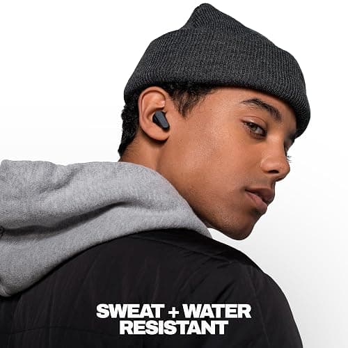 Skullcandy Dime 3 Wireless Earbuds, Bluetooth Headphones, Noise Isolating Fit, Up to 20 Hours Battery, Microphone for iPhone Android, Easy Carry with Integrated Lanyard - True Black thumbnail 3