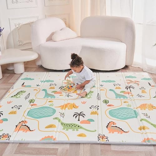Krabbelmatte Baby Faltbar Spielmatte Kinder Spieldecke 150x180x1cm Krabbeldecke Für Baby - Babymatte Kindermatte - Schaumstoffmatte Kinderteppich- Spielteppich - Bodenmatte Kinder - Babygeschenk - Image 1