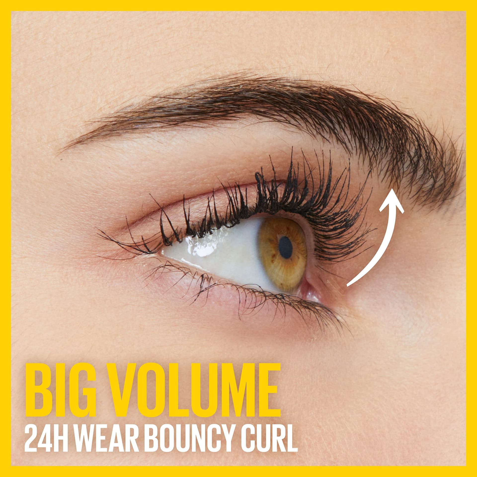 Maybelline New York Washable Mascara, Big Bouncy Curl Volume, Up To 24 Hour Wear, Clump Free, Colossal Curl Bounce, Blackest Black thumbnail 5