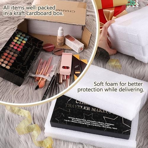 Professional Big Makeup Kit for Teens Girls & Women Full Kit, Beauty Case with Beginner Cosmetics Sets, All-in-One Make Up Gift Box with Lipgloss, Eyeshadow,Blush,Highlight,Brow&Liner Pens,Brush,etc thumbnail 7