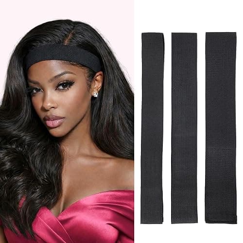 Mibeke Wig Band for Lace Front, Non-Slip Adjustable Elastic Lace Bands for Wigs, 3 Sizes Per Pack for Melting Lace Wig Edge Band - Image 1