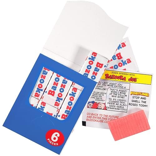 Bazooka Bubble Gum Original Nostalgia Mini-Wallet Pack - 6 Count (Pack of 12) thumbnail 4