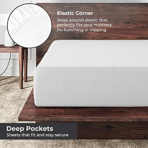 Sleepy Town Twin XL Size Bed Sheets - 3 Piece - Twin XL Sheet Set - Extra Soft, Comfy & Cooling - Easy Care - Shrinkage, Wrinkle & Fade Free - Brushed Microfiber - Deep Pocket (Light Sage Green) thumbnail 4
