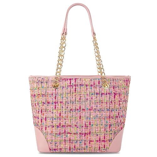 Montana West MEDIUM Tote Bag for Women Quilted Chain Handbags Shoulder Purse thumbnail 6
