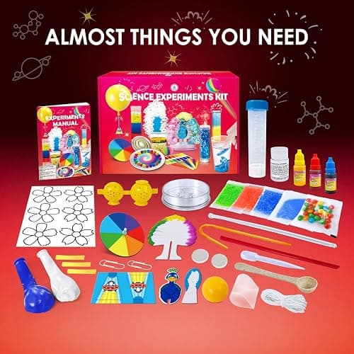 UNGLINGA 40+ Experiments Science Kit for Kids, Chemistry Set, Educational Toy Gift Idea for Boys and Girls Birthday Christmas S.T.E.M Toy thumbnail 3