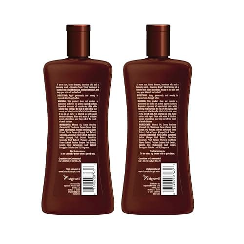 Hawaiian Tropic Dark Tanning Oil, 8oz | Moisturizing Body Oil with Cocoa Butter, Tan Enhancer, 8oz each Twin Pack thumbnail 2
