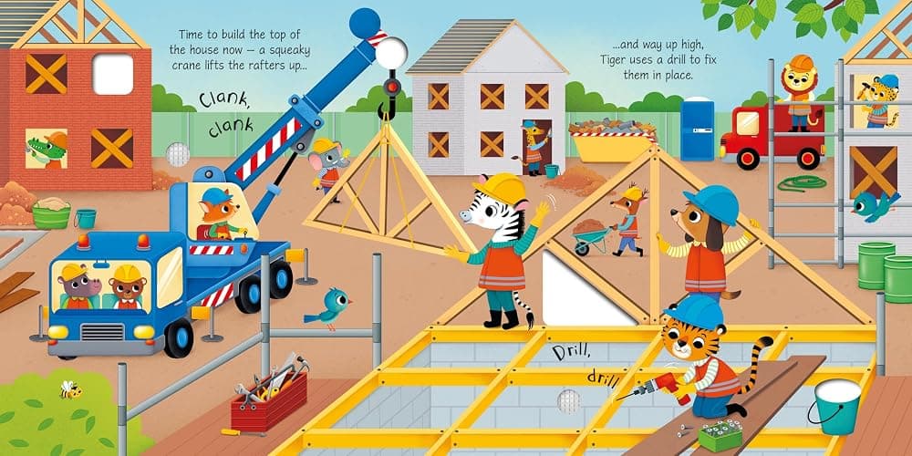 Construction Site Sounds: An Interactive Sound Book About Busy Builders and Their Vehicles thumbnail 3