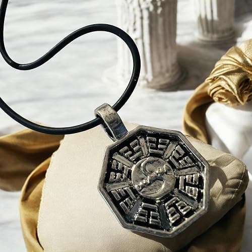 PRINCESS CUTENESS STORE Lost TV Series The Dharma Initiative Swan Station Pendant Cord Necklace thumbnail 2